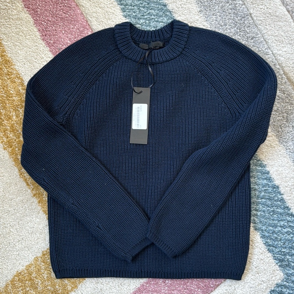 NWT Jenni Kayne Cotton Fisherman Sweater XS